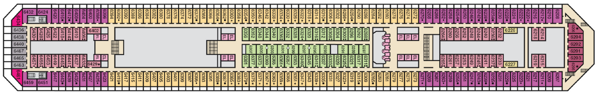 Deck 6 - Upper plan